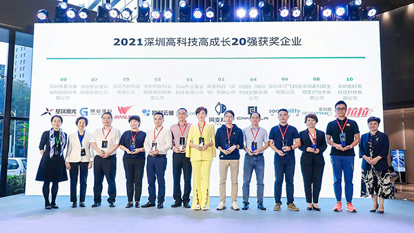 “科技为马,星辰为梦”—热烈庆祝万彩网荣获深圳高科技高成长20强